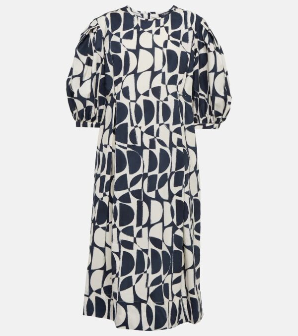 'S Max Mara Lucia printed cotton midi dress