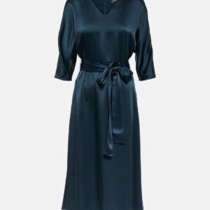 'S Max Mara Pantera satin midi dress