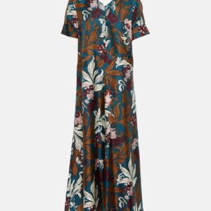 'S Max Mara Paolo floral silk midi dress