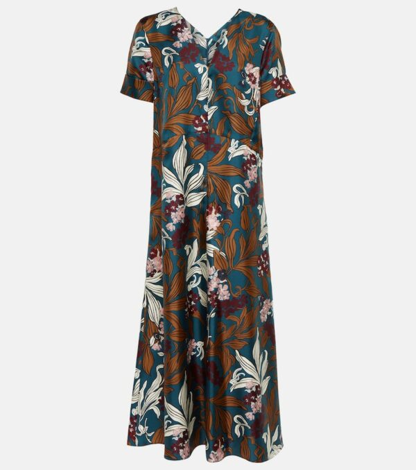 'S Max Mara Paolo floral silk midi dress