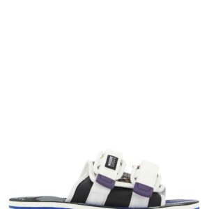 SUICOKE Multicolor Fabric Moto-cab Slippers