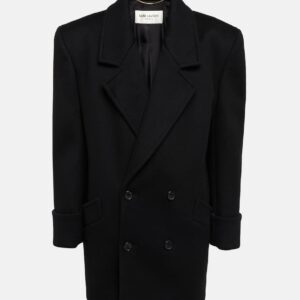 Saint Laurent Double-breasted wool coat