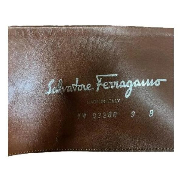 Salvatore Ferragamo Leather riding boots