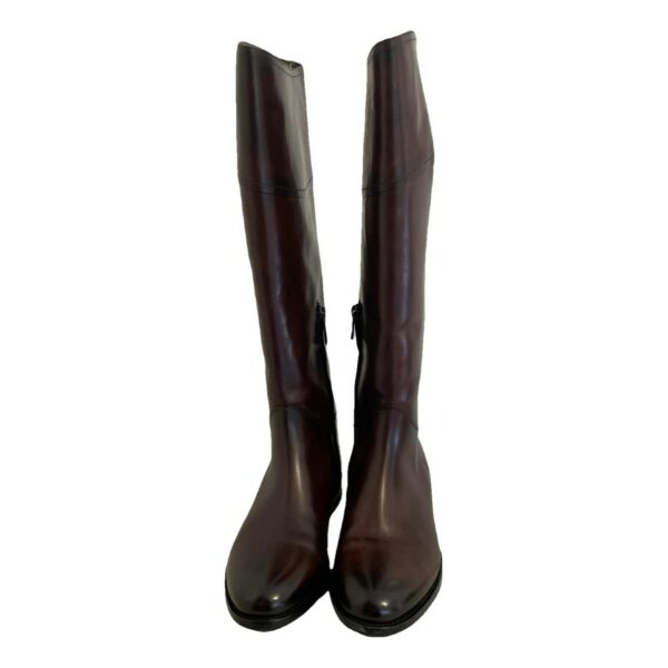 Santoni Leather riding boots