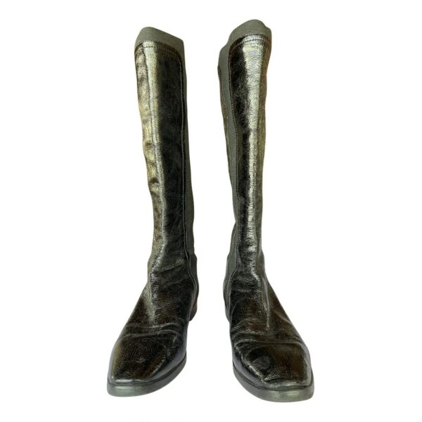 Sergio Rossi Patent leather riding boots