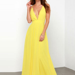 Sexy Dress Plunge Backless Spaghetti Straps Prom Maxi Dresses