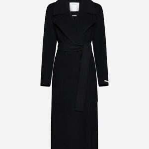 SportMax Veleno Belted Wool Coat