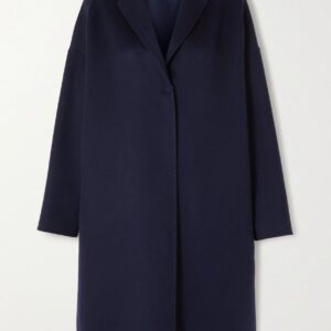 Stella McCartney - Biplin Wool Coat - Navy