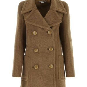 Stella McCartney Brown Wool Coat