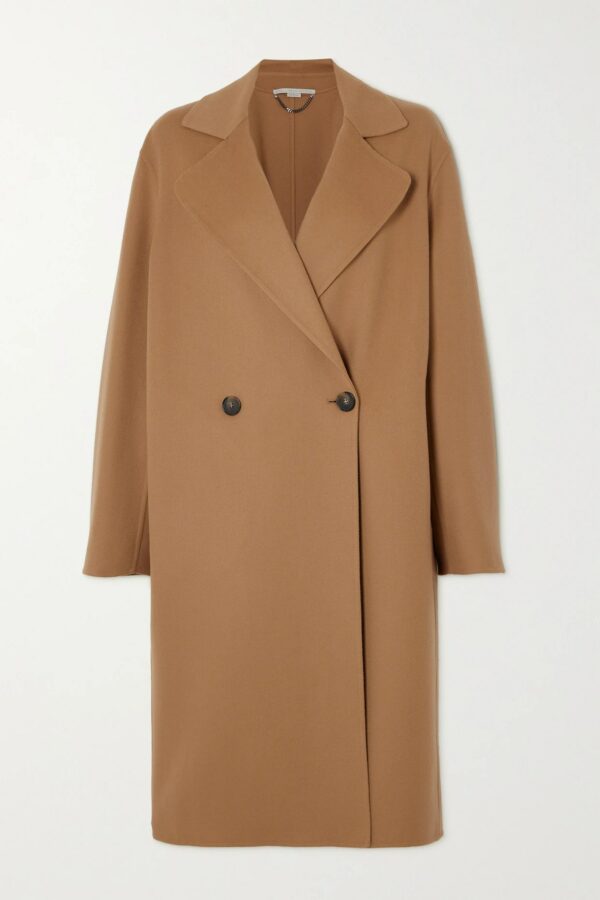 Stella McCartney - Iconic Double-breasted Wool Coat - Camel