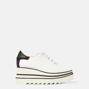 Stella McCartney - Sneak-Elyse Platform Shoes, Woman, White, Size: 36h