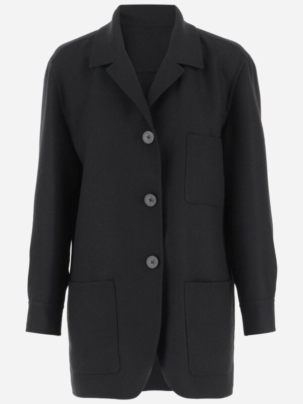 Stephan Janson Single-breasted Wool Coat