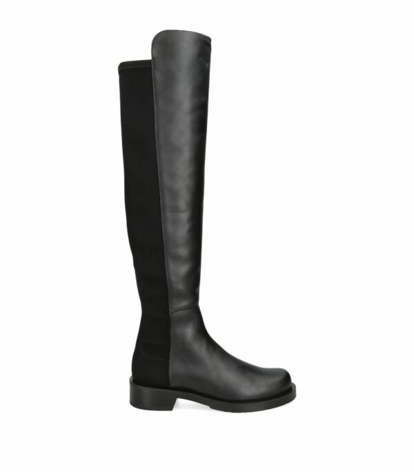 Stuart Weitzman Leather 5050 Bold Over-The-Knee Boots