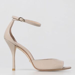 Stuart Weitzman Nudist Point sandals in patent leather