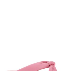 Stuart Weitzman Pink Nappa Leather Playa Slippers