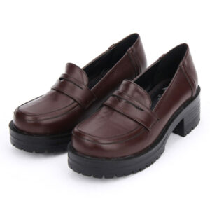 Sweet Lolita Shoes Deep Brown Platform Chunky Heel Lolita Pumps