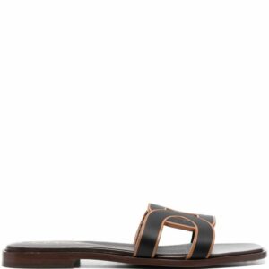 TOD'S- Leather Flat Sandals