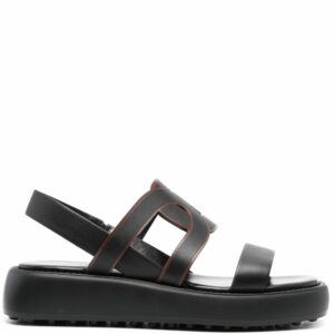 TOD'S- Leather Platform Sandals