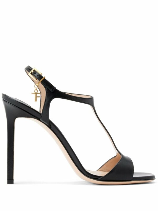 TOM FORD- Leather Heel Sandals