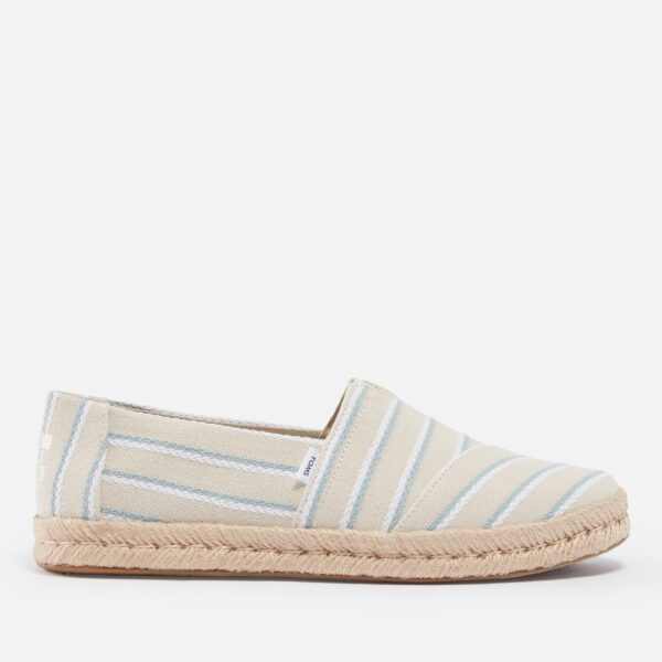 TOMS Women's Alpargata 2.0 Striped Canvas Espadrilles - UK 3