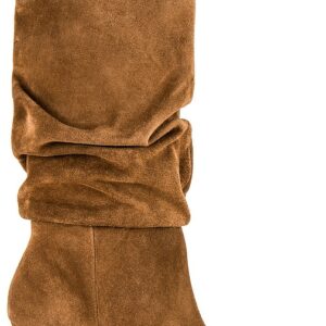 TORAL Knee High Slouch Boot in Brown. Size 39, 41.