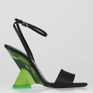 The Attico Cheope sandals in satin