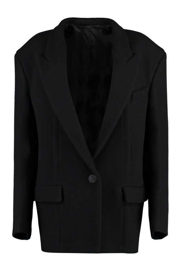 The Attico Glen Short Wool Coat