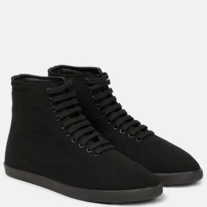 The Row Canvas high-top sneakers