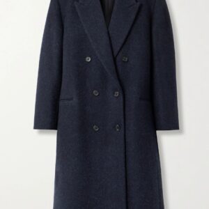 The Row - Dhanila Double-breasted Wool Coat - Navy