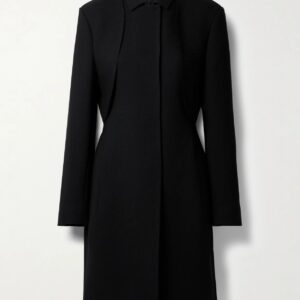 The Row - Holmes Layered Wool Coat - Black