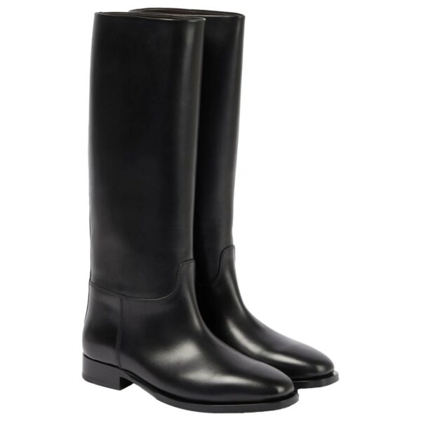 The Row Leather riding boots