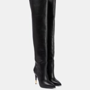 Tom Ford Embellished leather over-the-knee boots