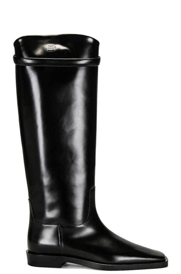 Toteme The Riding Boot in Black - Black. Size 40 (also in 35, 36, 41).