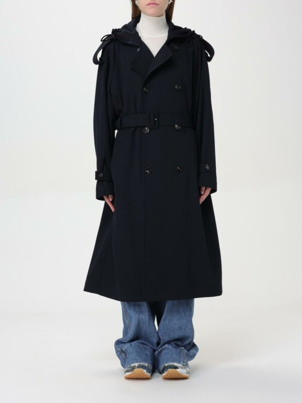 Trench Coat BOTTEGA VENETA Woman color Blue