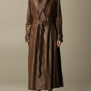 Trench Coat BOTTEGA VENETA Woman color Dark