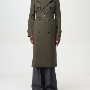 Trench Coat BURBERRY Woman color Brown