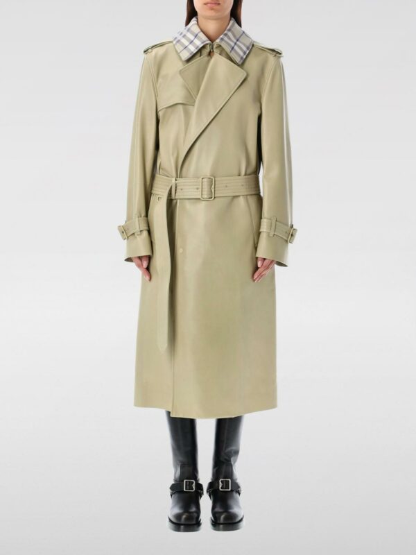 Trench Coat BURBERRY Woman color Cream