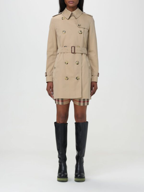 Trench Coat BURBERRY Woman color Sand