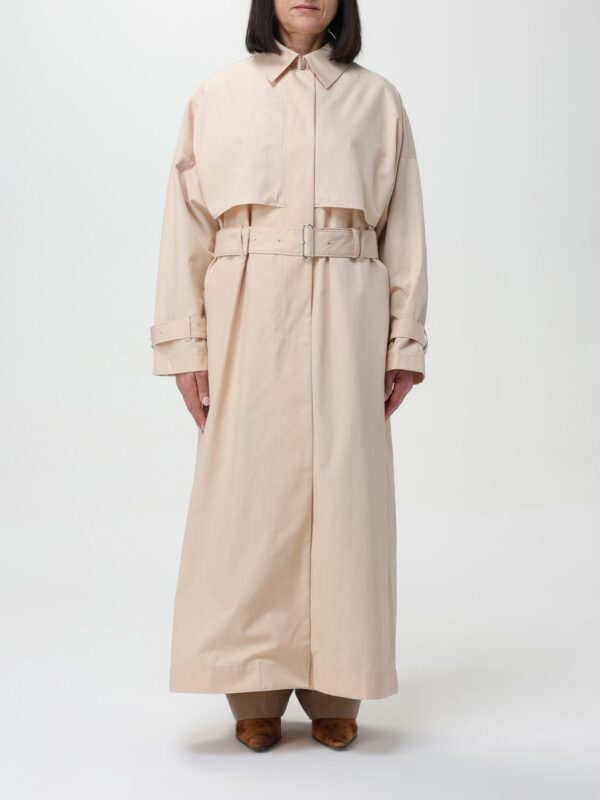 Trench Coat CALVIN KLEIN Woman color Yellow Cream