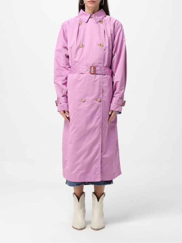 Trench Coat ISABEL MARANT Woman color Pink