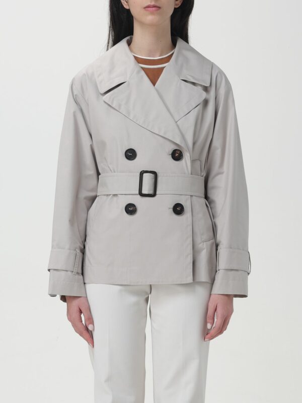 Trench Coat MAX MARA THE CUBE Woman color Beige