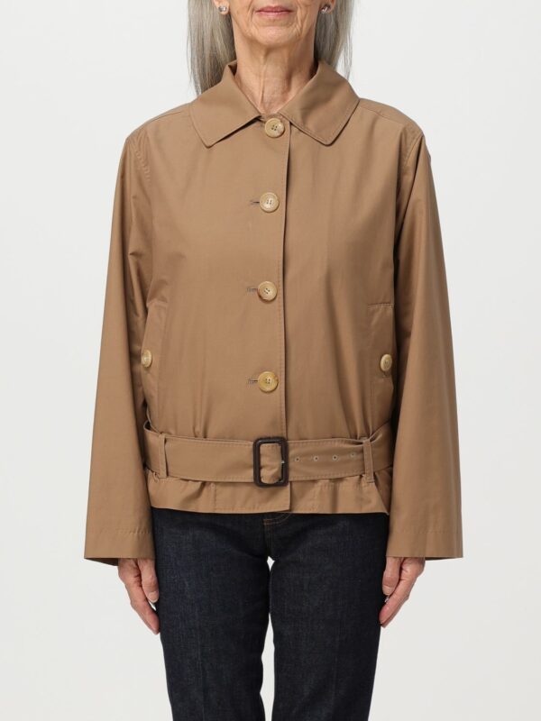 Trench Coat MAX MARA THE CUBE Woman color Brown