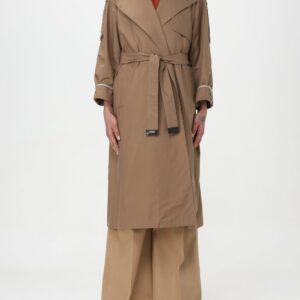 Trench Coat MAX MARA THE CUBE Woman color Camel