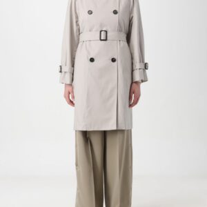 Trench Coat MAX MARA THE CUBE Woman color Coffee