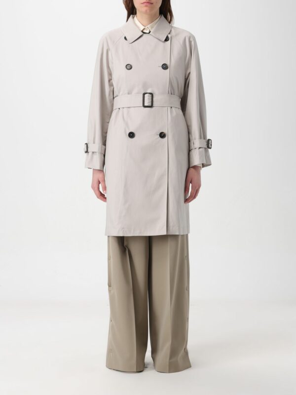 Trench Coat MAX MARA THE CUBE Woman color Coffee