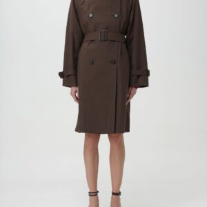 Trench Coat MAX MARA THE CUBE Woman color Leather