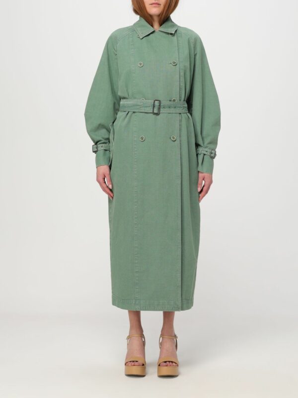 Trench Coat MAX MARA Woman color Green