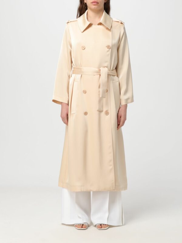 Trench Coat SIMONA CORSELLINI Woman color Ivory