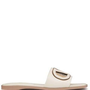 VALENTINO GARAVANI- Vlogo Cut-out Leather Sandals