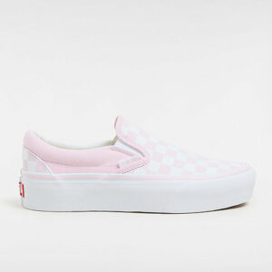 VANS Checkerboard Classic Slip-on Platform Shoes (checkerboard Cradle Pink) Unisex Pink, Size 5.5